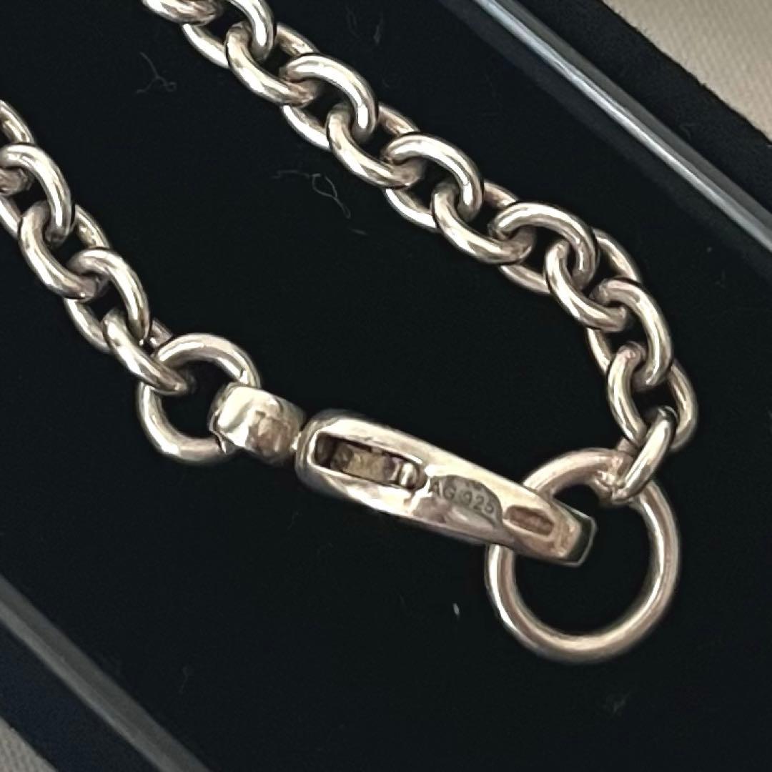 GUCCI GGロゴ ペンダント　ネックレス　シルバー 925