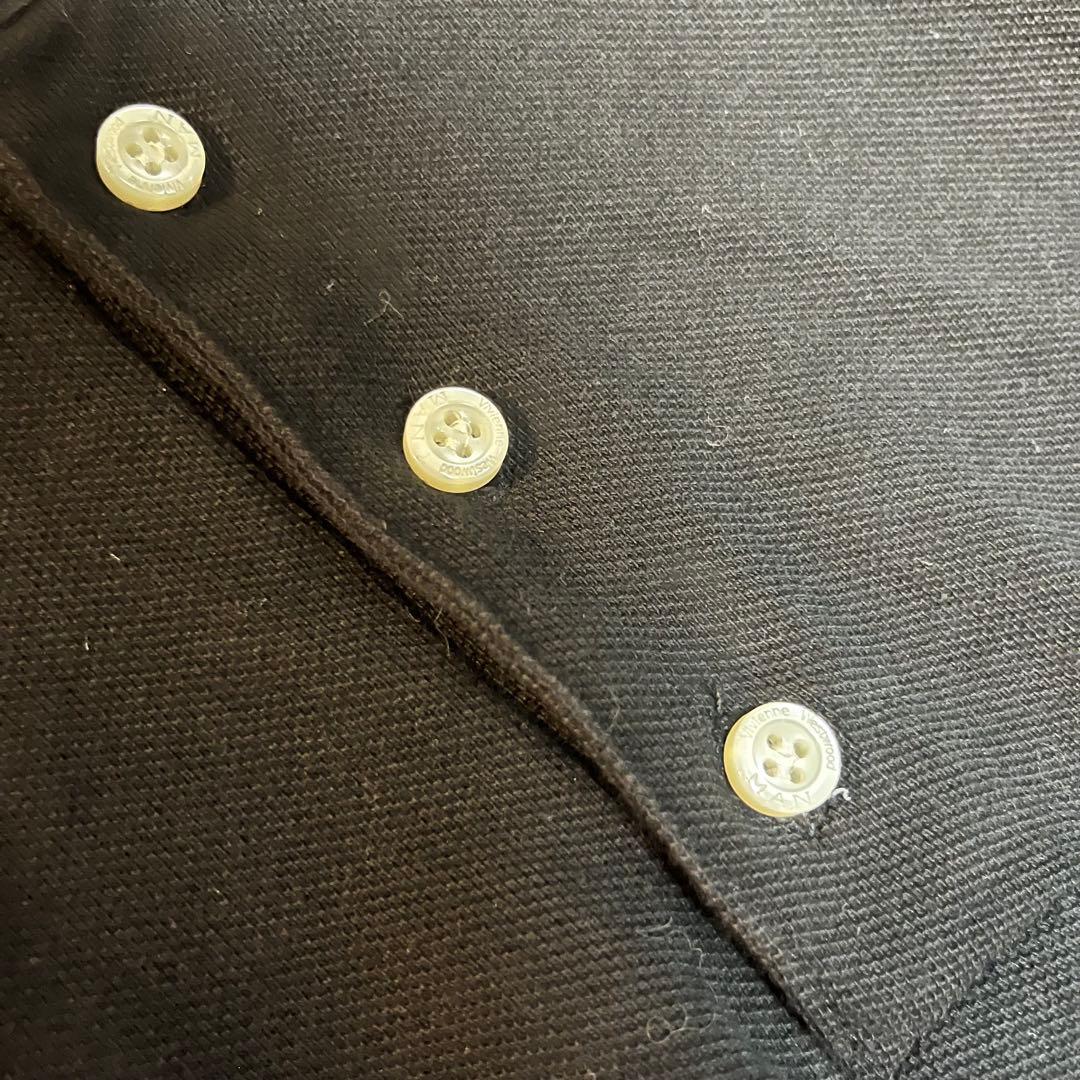 vivienne westwood 定番 オーブロゴ ポロシャツ 刺繍ロゴ