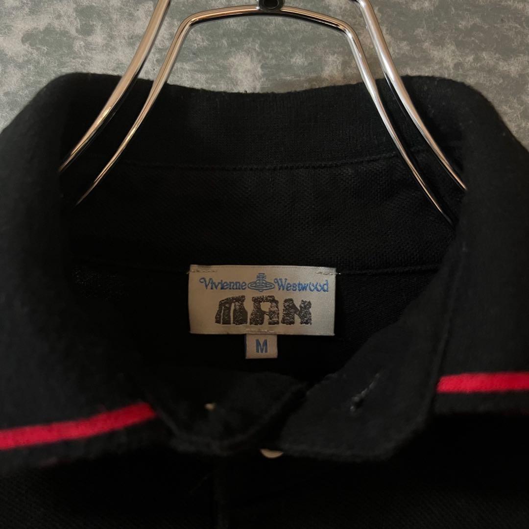 vivienne westwood 定番 オーブロゴ ポロシャツ 刺繍ロゴ