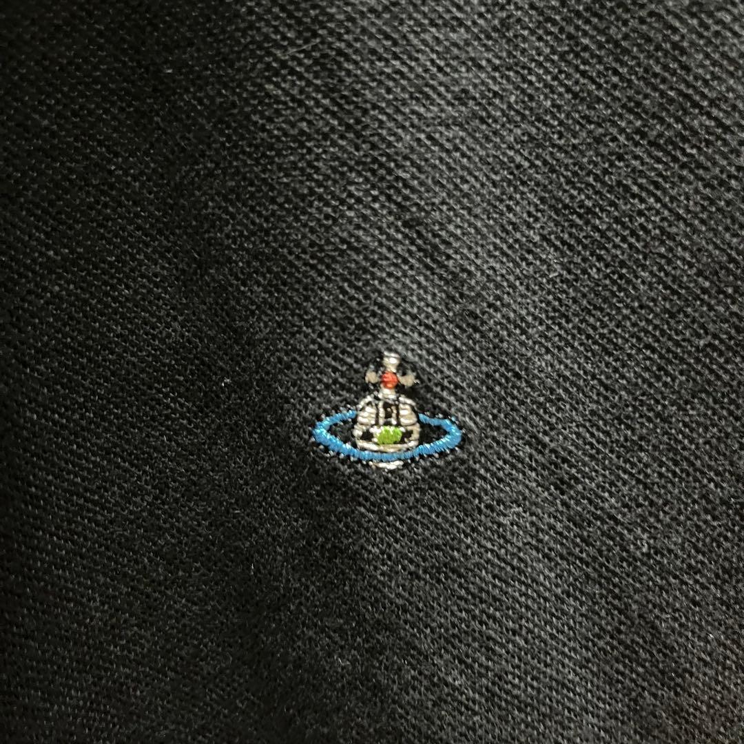 vivienne westwood 定番 オーブロゴ ポロシャツ 刺繍ロゴ