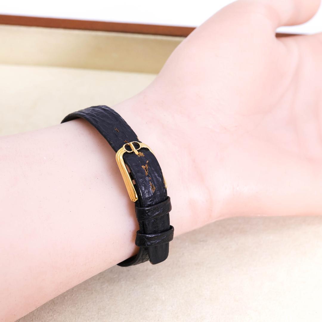 稼働 Christian Dior 腕時計 バギラ ブラックムーン 2380