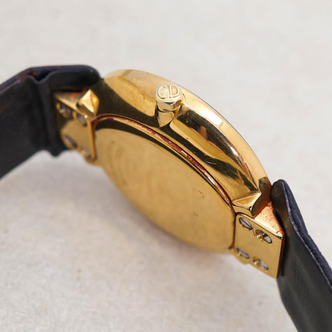 稼働 Christian Dior 腕時計 バギラ ブラックムーン 2380