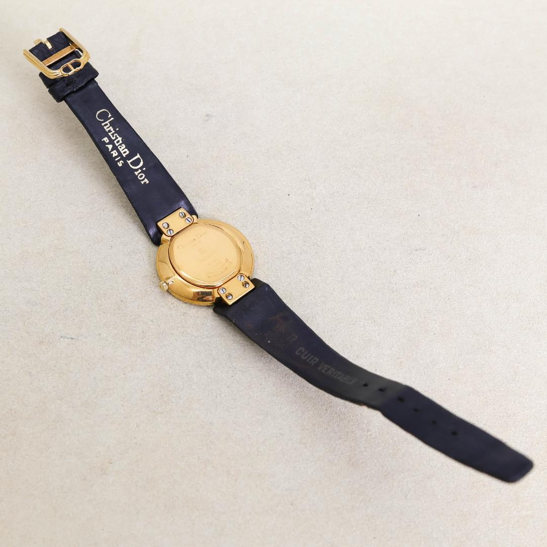 稼働 Christian Dior 腕時計 バギラ ブラックムーン 2380