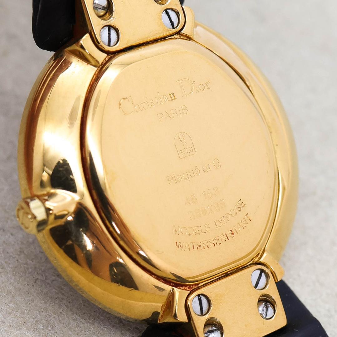 稼働 Christian Dior 腕時計 バギラ ブラックムーン 2380