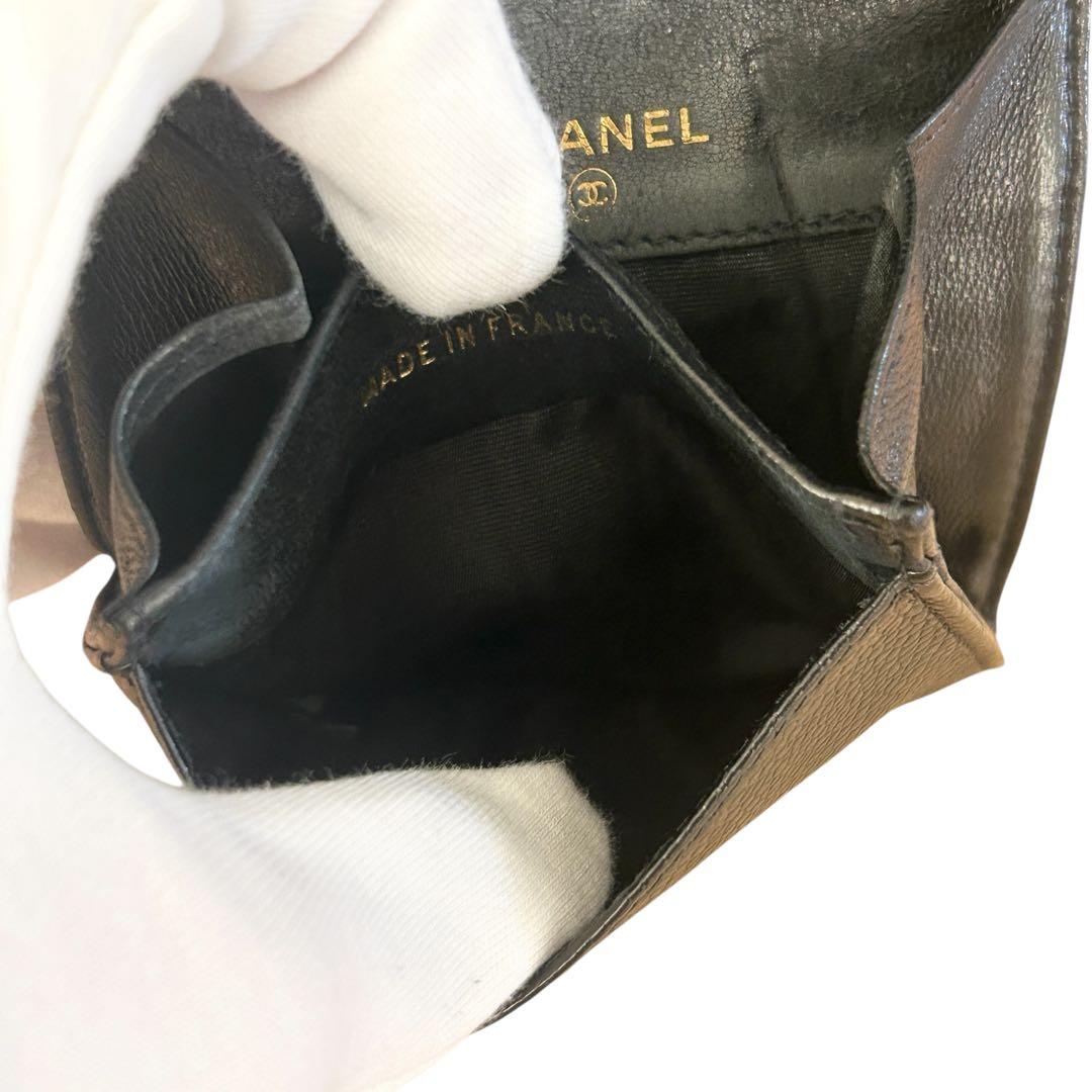 【希少❤︎5番台】CHANEL シャネル　キャビアスキン　ケース　財布