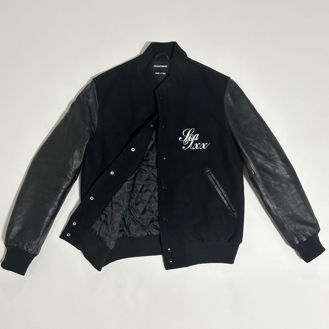 WIND AND SEA GOD SELECTION XXX スタジャン 黒 L