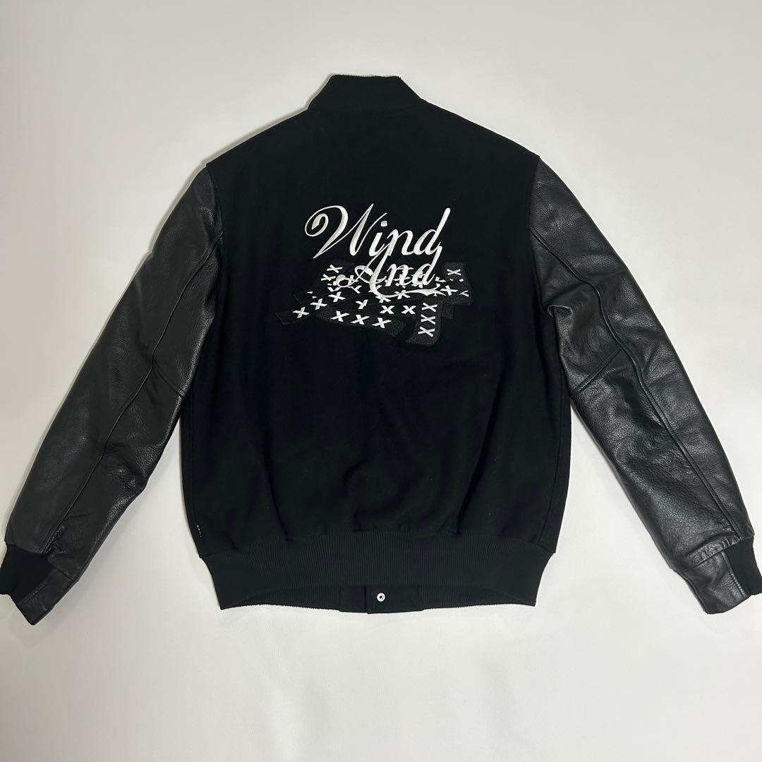 WIND AND SEA GOD SELECTION XXX スタジャン 黒 L