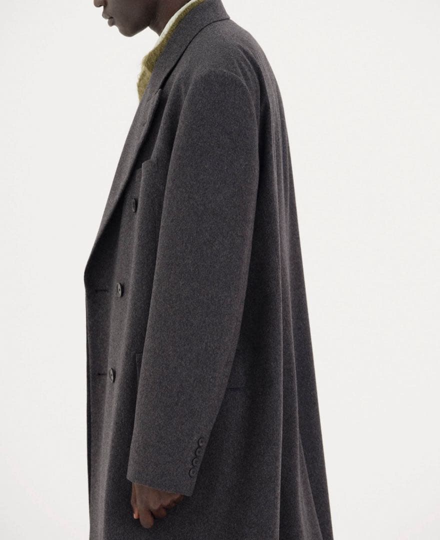 【AURALEE】25AWカシミヤモールスキンコート サイズ3 トップチャコール