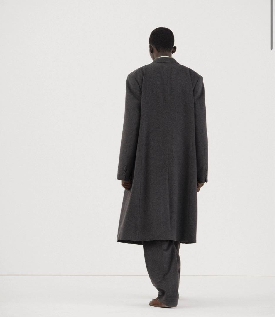 【AURALEE】25AWカシミヤモールスキンコート サイズ3 トップチャコール