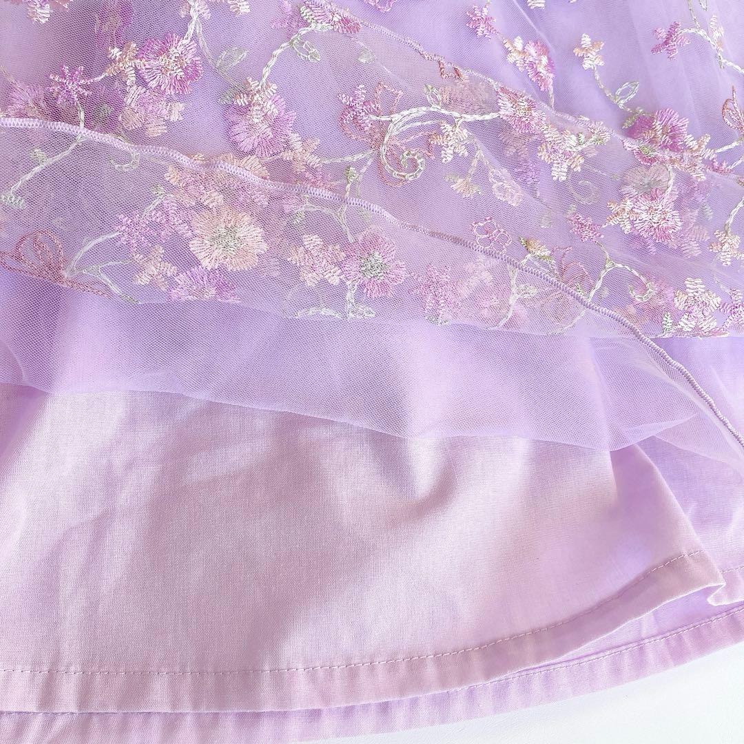 anyFAM セレモニー 120size ラベンダー フォーマル 女の子