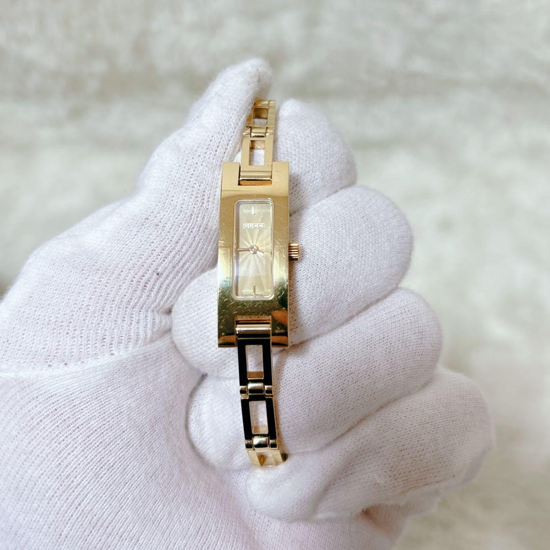 稼動品　GUCCI グッチ　電池新品　3900L 時計　ブレスレットウォッチ