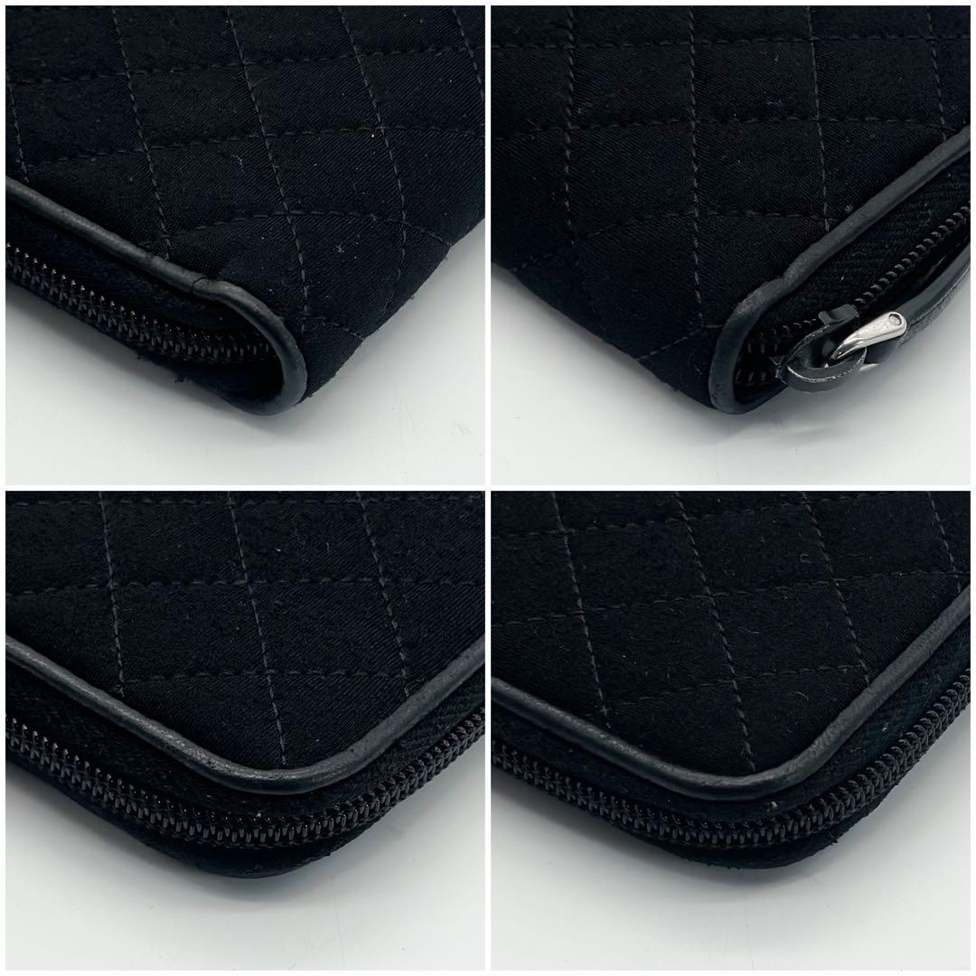 プラダ キンティング ラウンドファスナー 長財布 三角ロゴ