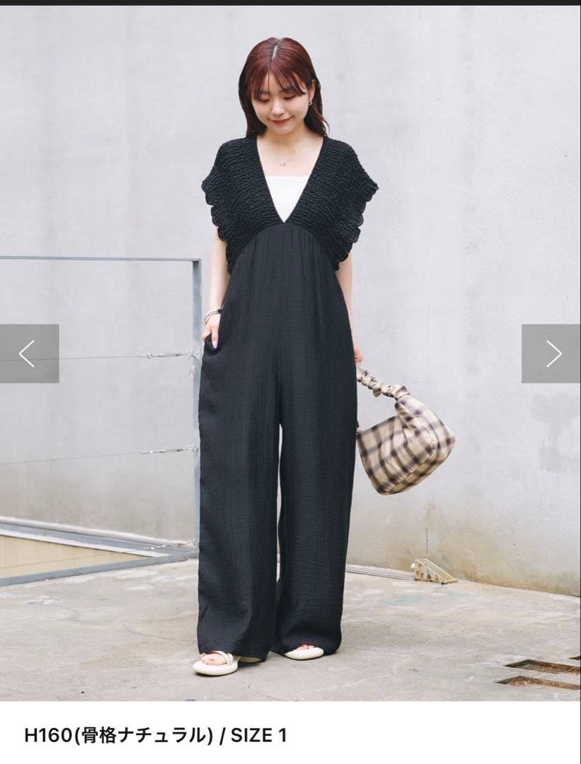 完売商品　kastane ギャザーオールインワン