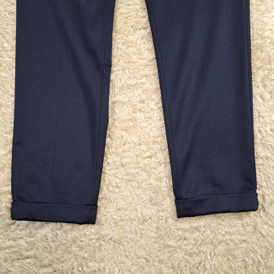 極美品　高ストレッチ　エディフィス　イージーパンツ　　ネイビー　セットアップ