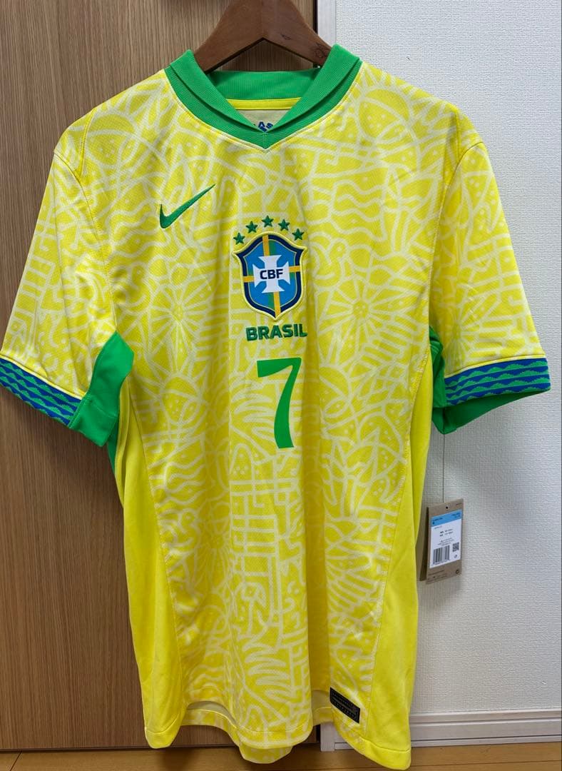 値下げ【新品未使用】 24-25 ブラジル代表 ホームレプリカ ヴィニシウス