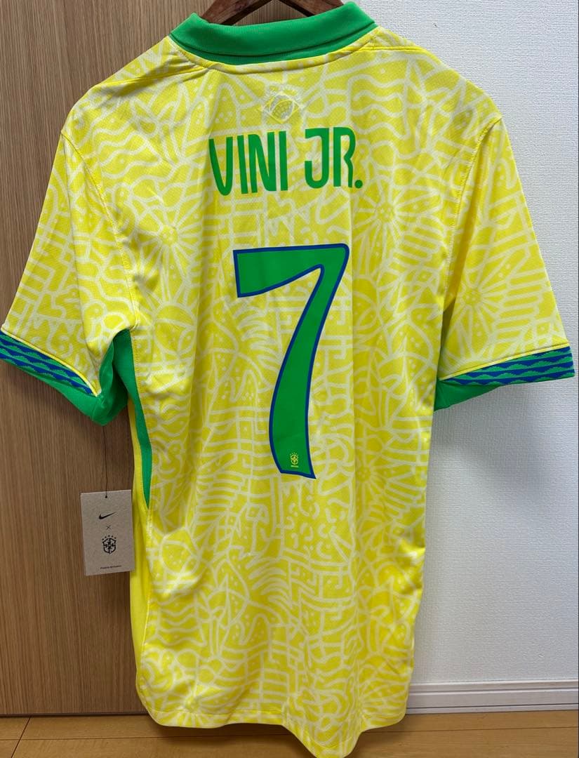 値下げ【新品未使用】 24-25 ブラジル代表 ホームレプリカ ヴィニシウス