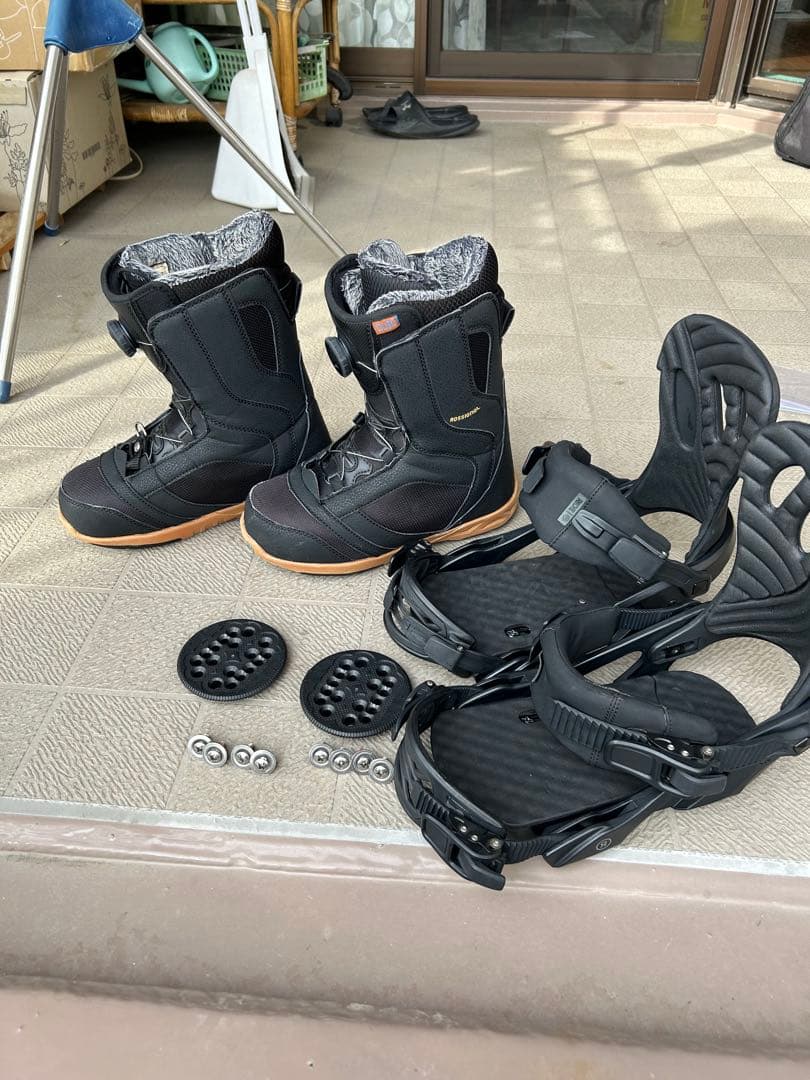 スノーボード2点セット ・ROSSIGNOL ブーツ ・RIDE ビンディング