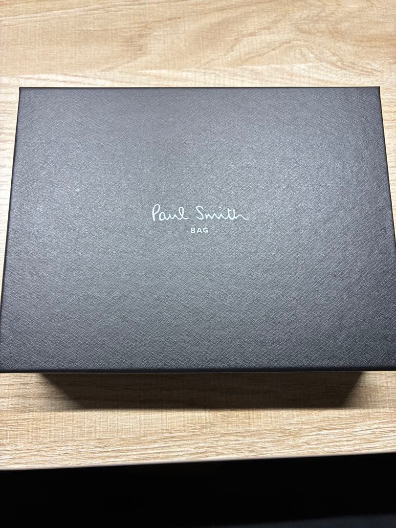 Paul Smith ハイライトステッチ 二つ折り財布 ブラック
