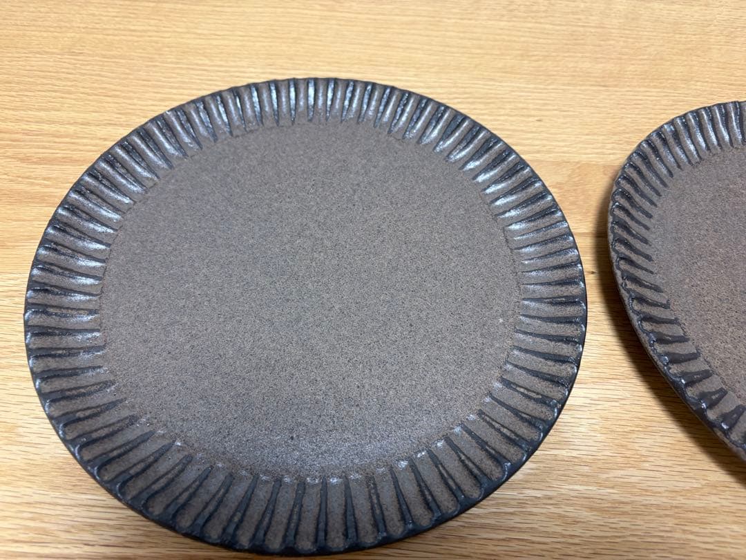 小澤基晴さん　ブロンズ　しのぎ皿　2枚セット