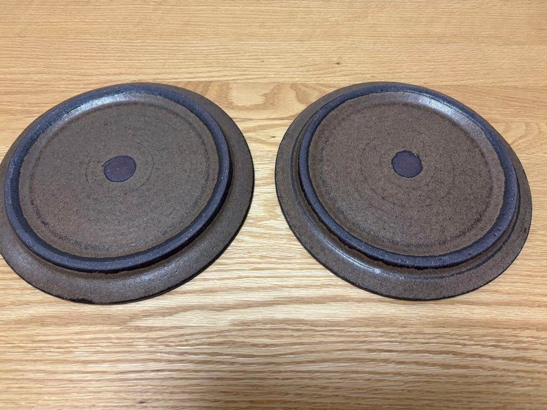 小澤基晴さん　ブロンズ　しのぎ皿　2枚セット