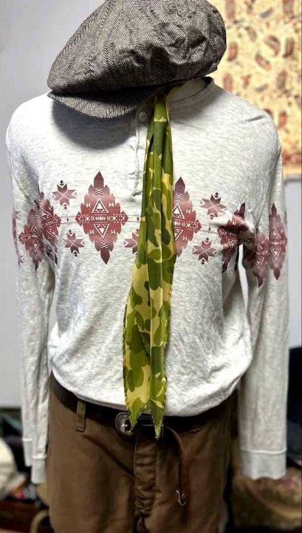 Y*u様 希少　コットンガーゼダブルフェイス　ダブルアールエル　RRL ネイティ