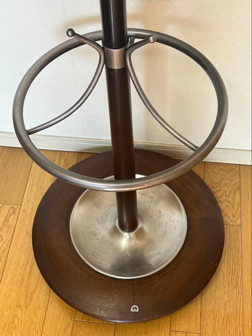 希少 高級家具 ヴィンテージ オールド マルニ 回転式帽子掛け ポールハンガー