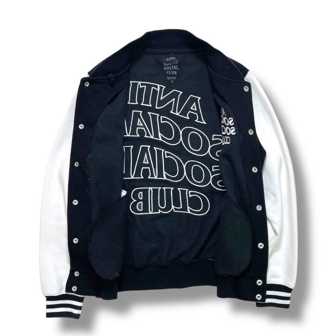 USA製 anti social social club スタジャン ブルゾン