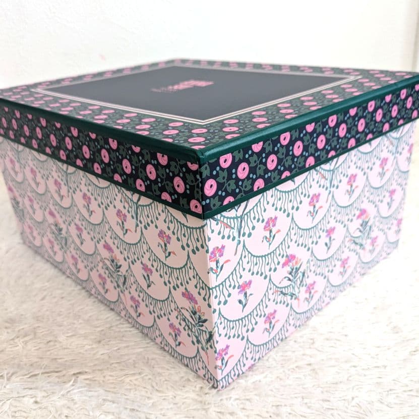 新品未使用✨フランフラン　アナスイ　コラボ　スクエアBOX2点セット　花柄　総柄