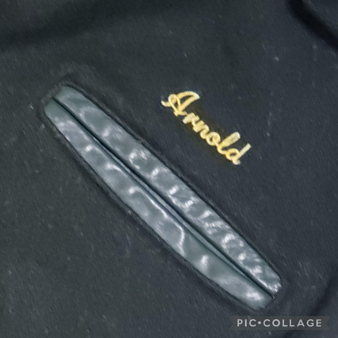 DeLong USA製 刺繍&パッチ多数 vintage 袖レザー リブライン