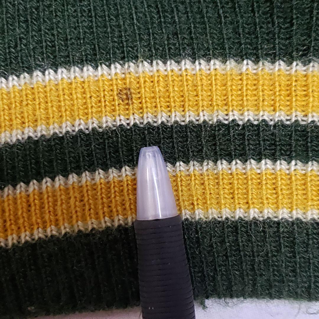 DeLong USA製 刺繍&パッチ多数 vintage 袖レザー リブライン