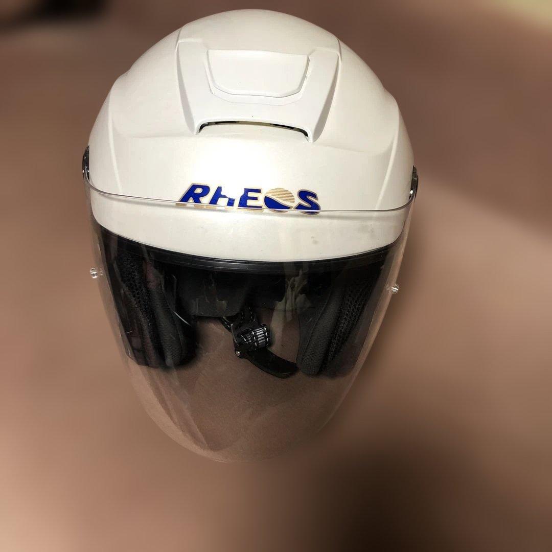 希少RHEOS ジェットヘルメット ホワイト