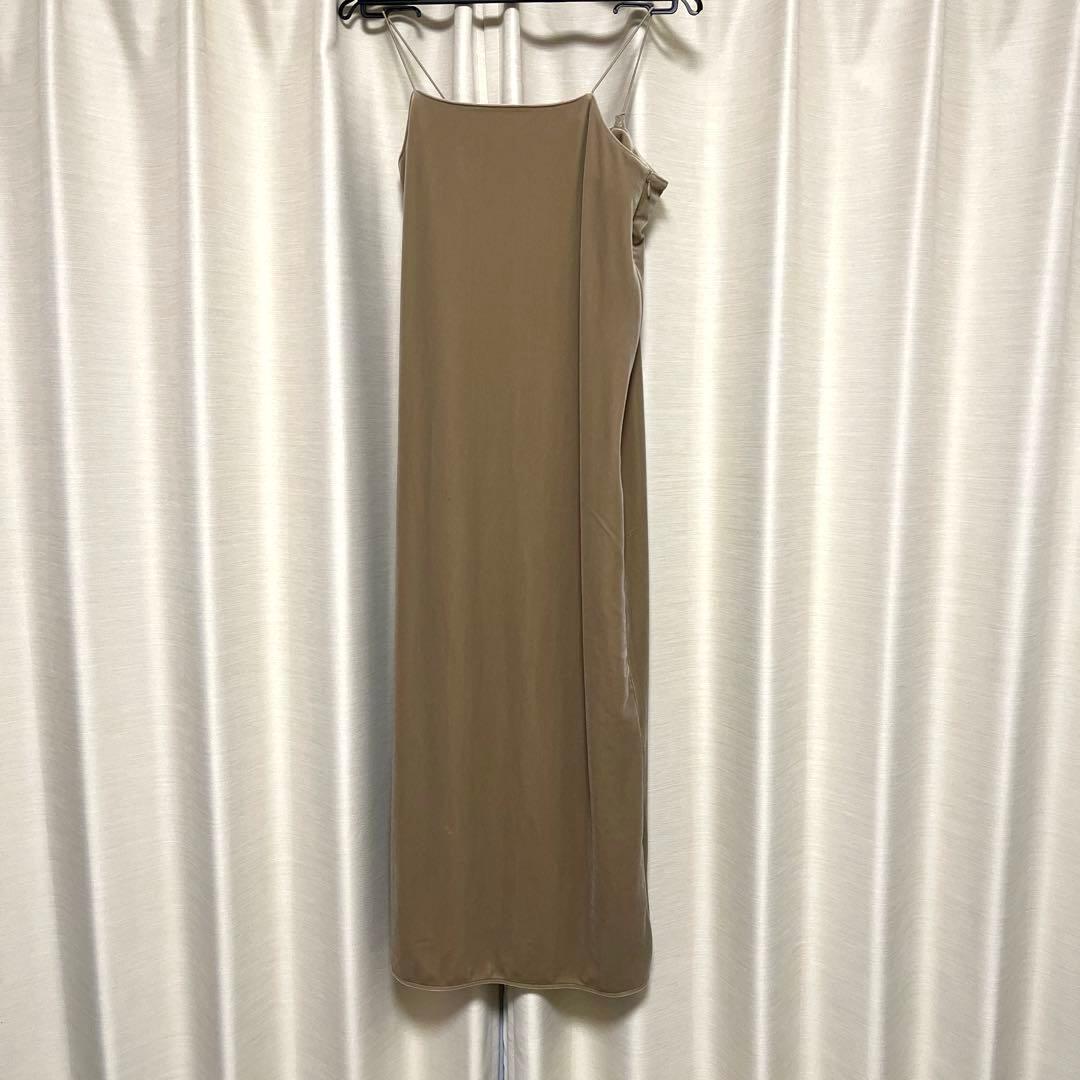 CAPRICIEUX L'EMAGE チュールフリル ロングドレス