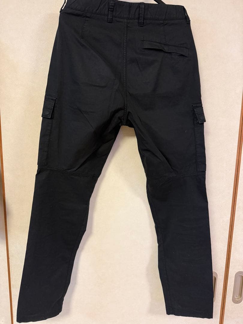 Stone  ブラックカーゴパンツ ストーンアイランド