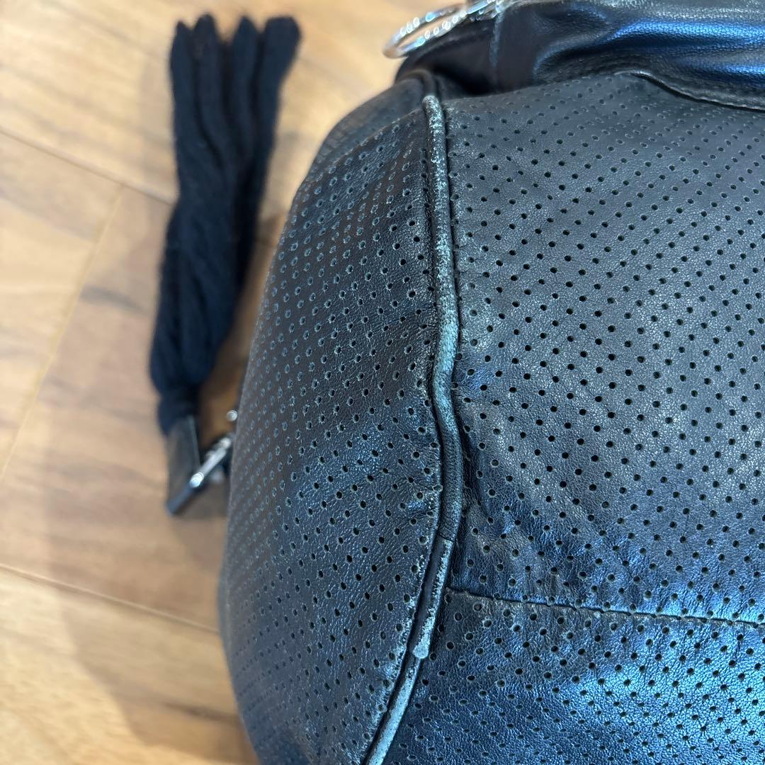 【希少】Dior homme ディオールオム ドゥビル パンチングレザー