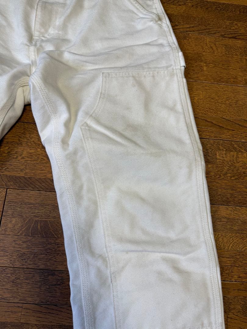 カーハート ダブルニー ワークパンツ ホワイト W32×L32