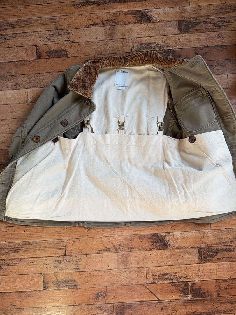 visvim オリーブ色 コットン カバーオール