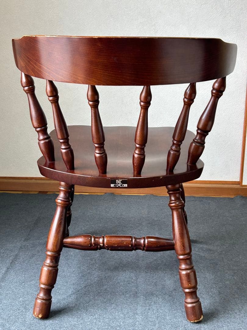 ヴィンテージ　飛騨高山 柏木工 ダイニングチェア 椅子 ウィンザーチェア　レトロ