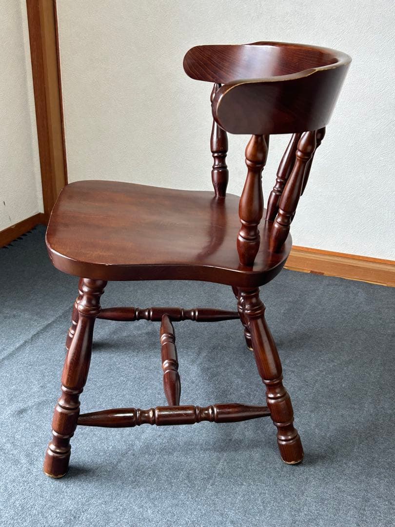 ヴィンテージ　飛騨高山 柏木工 ダイニングチェア 椅子 ウィンザーチェア　レトロ