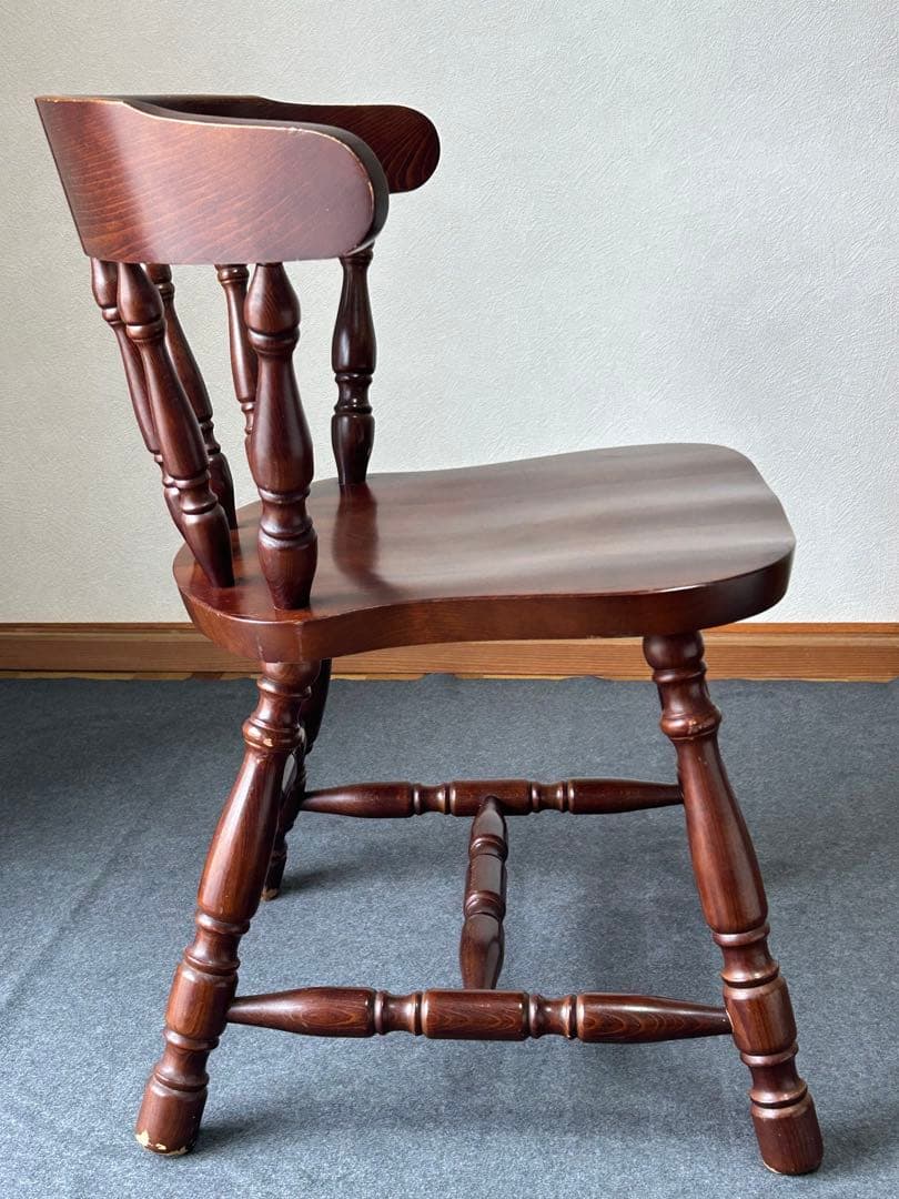 ヴィンテージ　飛騨高山 柏木工 ダイニングチェア 椅子 ウィンザーチェア　レトロ