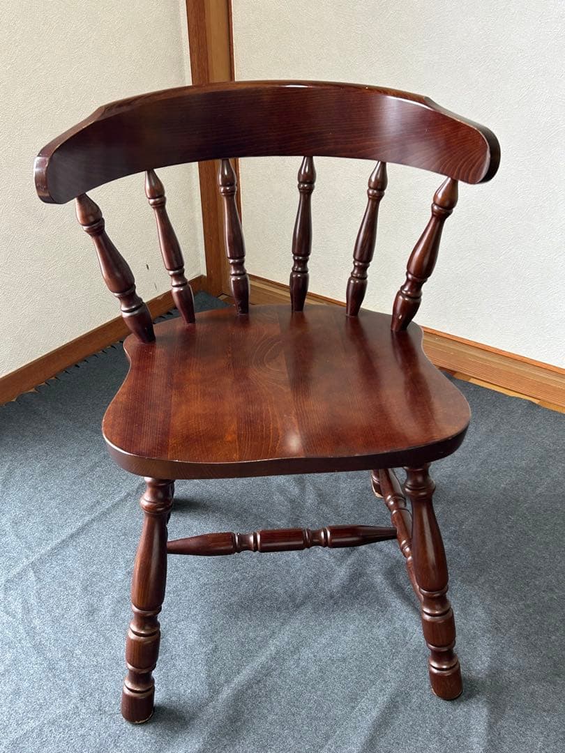 ヴィンテージ　飛騨高山 柏木工 ダイニングチェア 椅子 ウィンザーチェア　レトロ