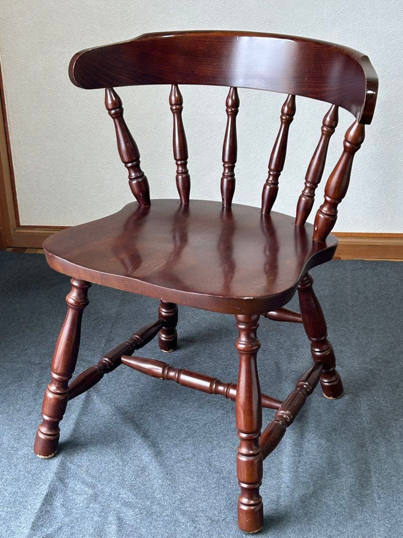 ヴィンテージ　飛騨高山 柏木工 ダイニングチェア 椅子 ウィンザーチェア　レトロ