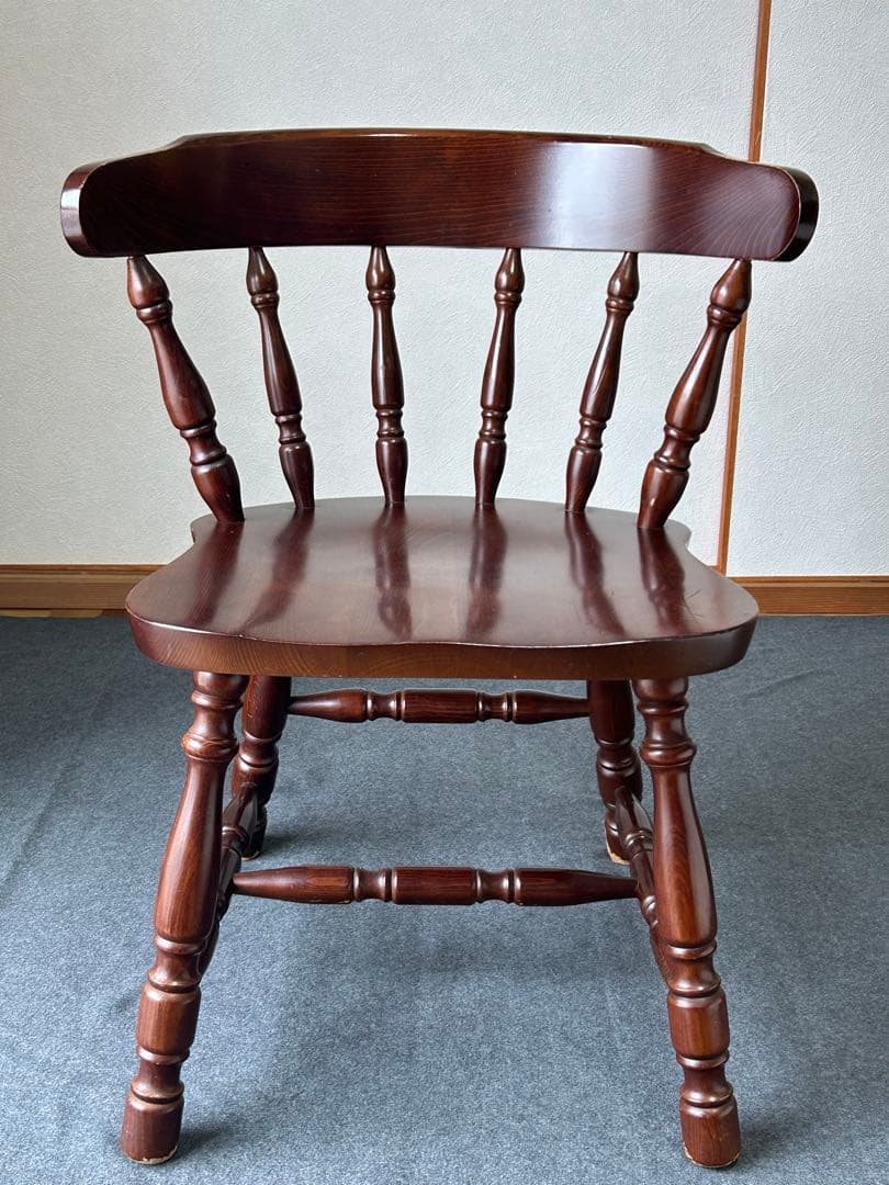 ヴィンテージ　飛騨高山 柏木工 ダイニングチェア 椅子 ウィンザーチェア　レトロ