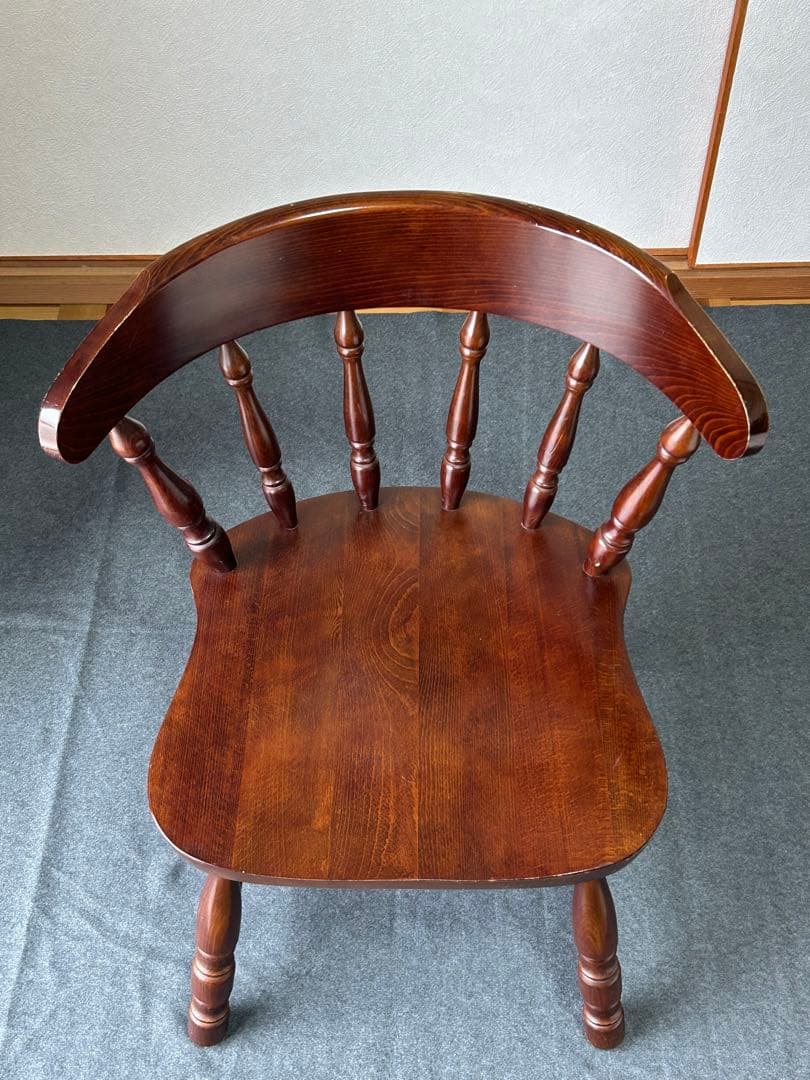 ヴィンテージ　飛騨高山 柏木工 ダイニングチェア 椅子 ウィンザーチェア　レトロ