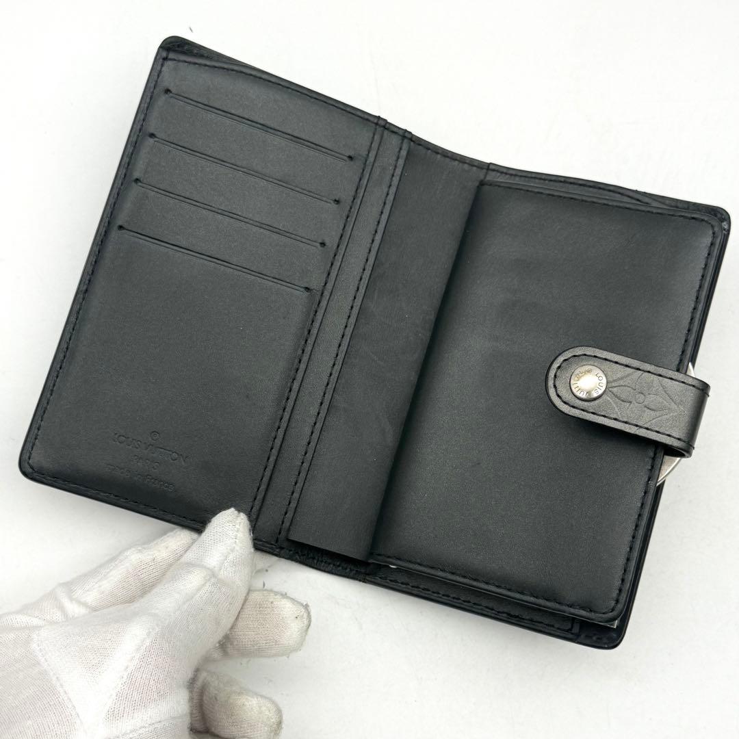 【極上美品】新型 ルイヴィトン マット ポルトフォイユ ヴィエノワ がま口財布