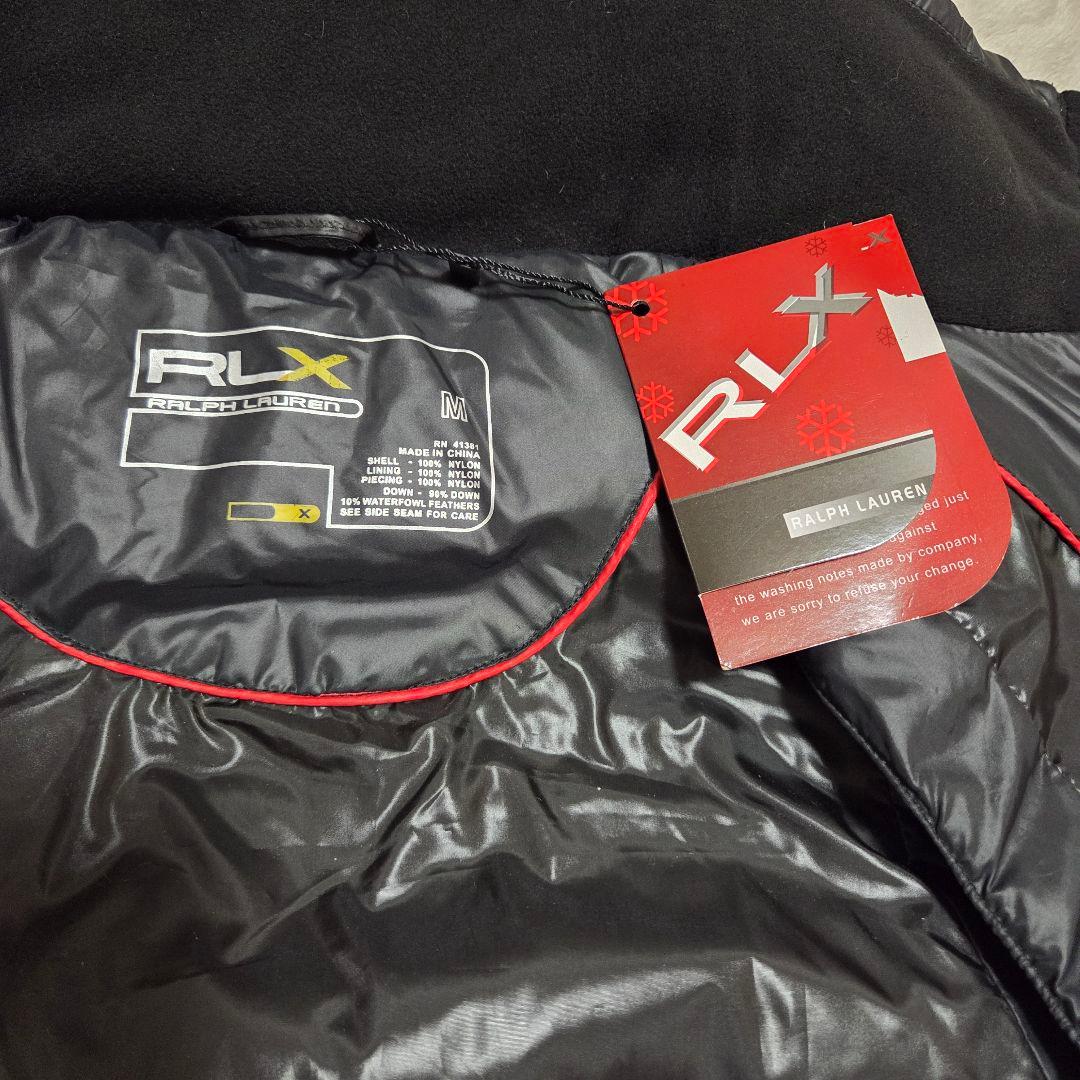 新品　RLX　ダウンベスト　2way　ダウンジャケット　ラルフローレン　ブラック