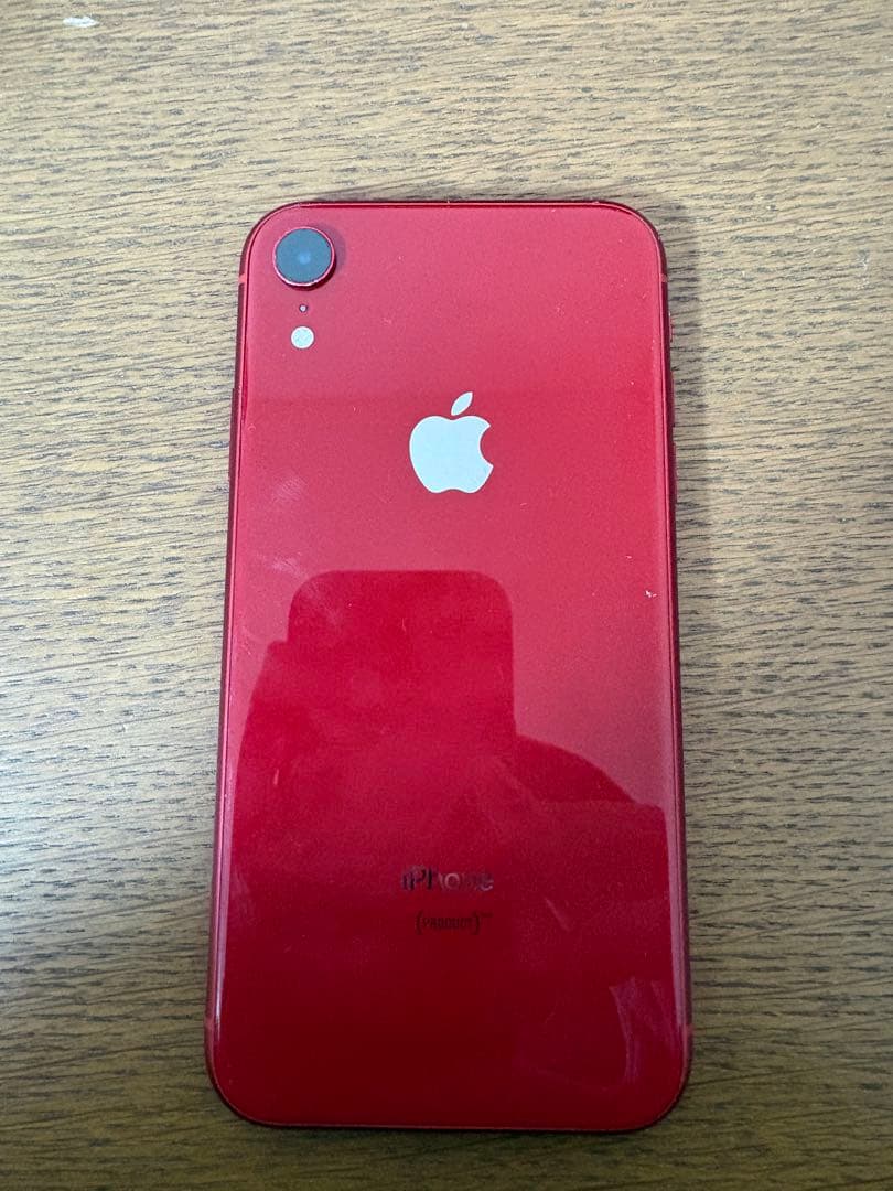 Apple iPhone XR (赤) ジャンク品　純正の箱付き