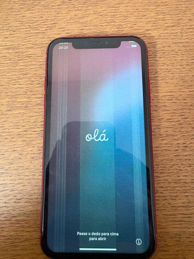 Apple iPhone XR (赤) ジャンク品　純正の箱付き