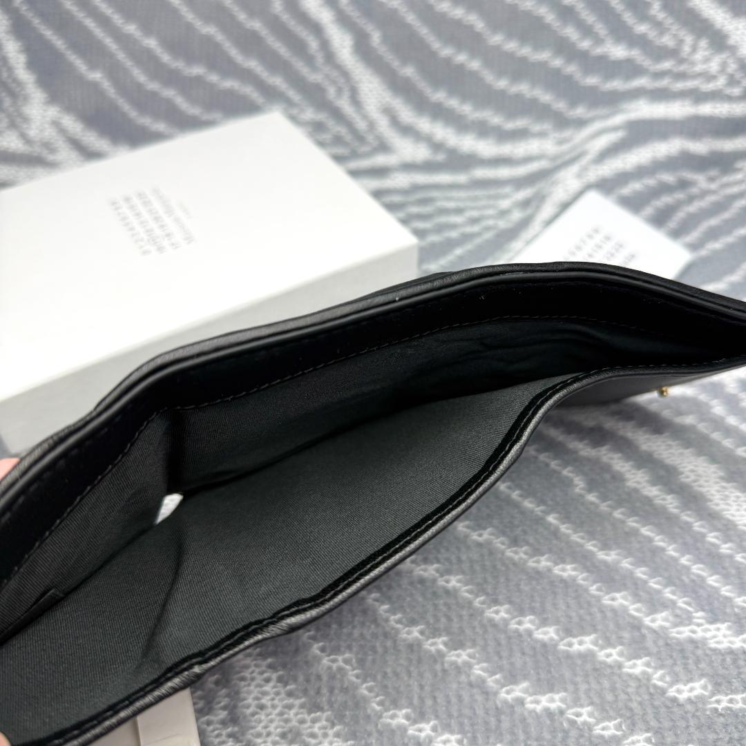 Maison Margiela三つ折り財布 エンベロープ プリント ラムスキン