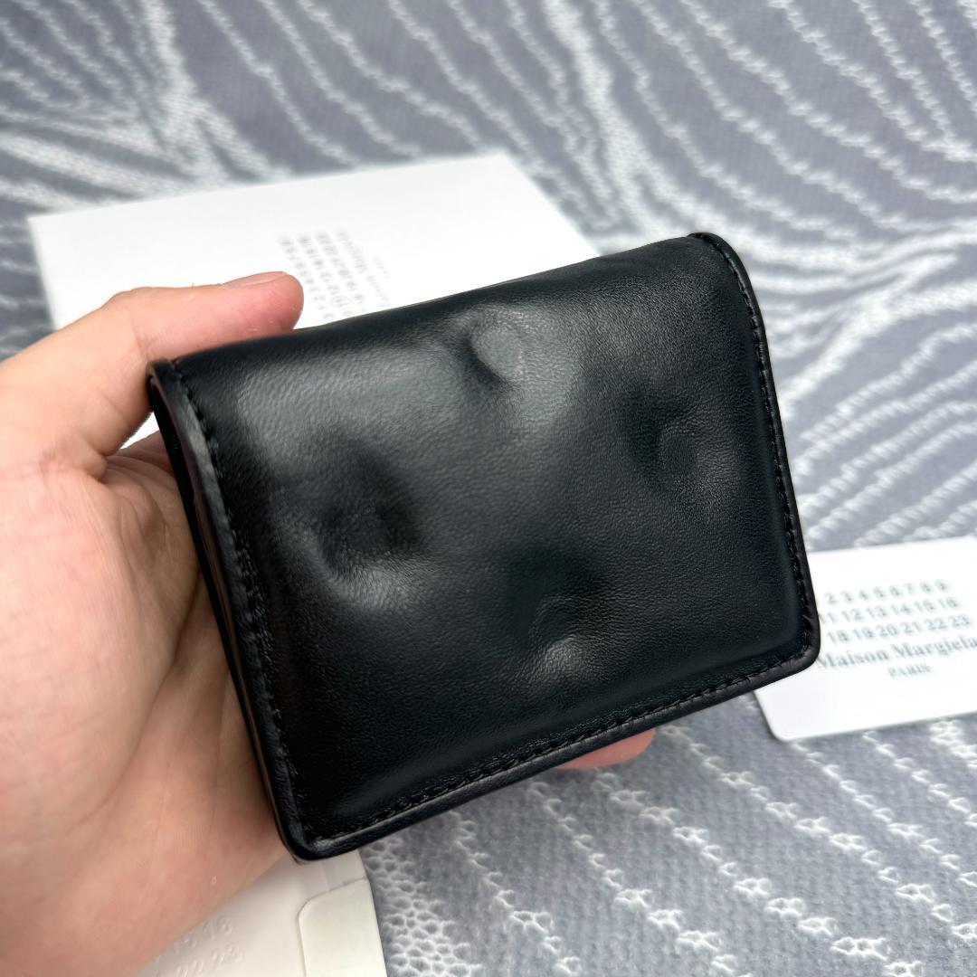 Maison Margiela三つ折り財布 エンベロープ プリント ラムスキン