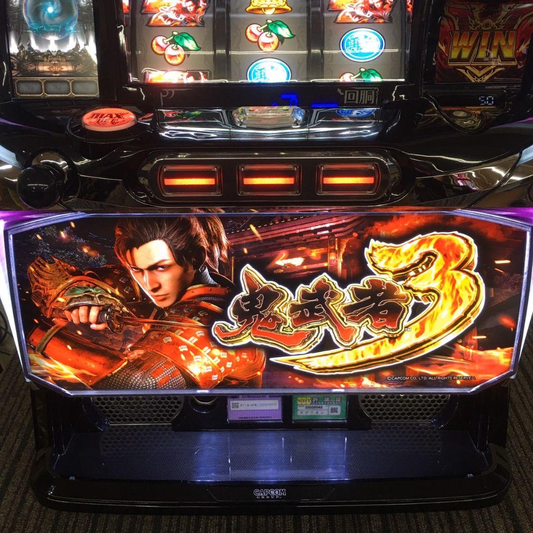 パチスロ実機　スマスロ 鬼武者3 　簡易ユニット付　送料無料